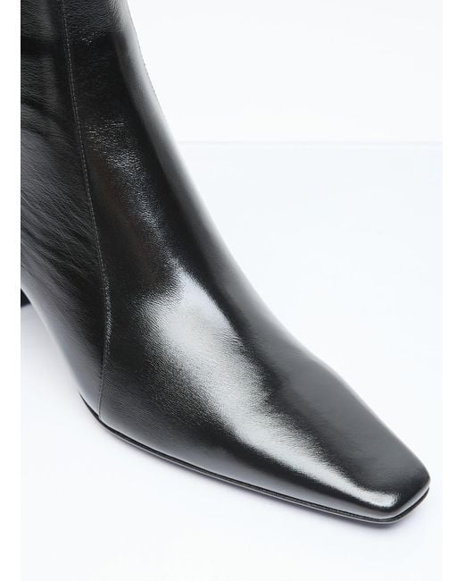 Saint Laurent Black Rainer Zipped Boots for men