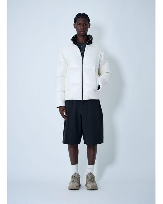 Moncler x A$AP ROCKY White Moncler X A$ap Rocky Reversible Throttle Short Down Jacket for men