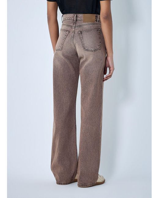 Our Legacy Brown Wata Cut Jeans