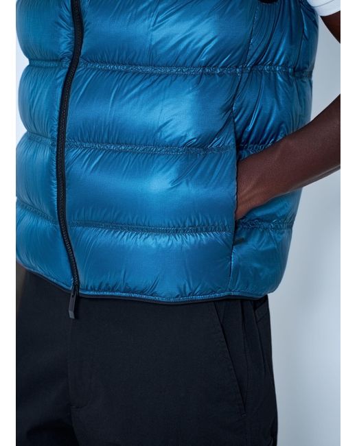 Moncler Blue Panestrel Down Vest for men