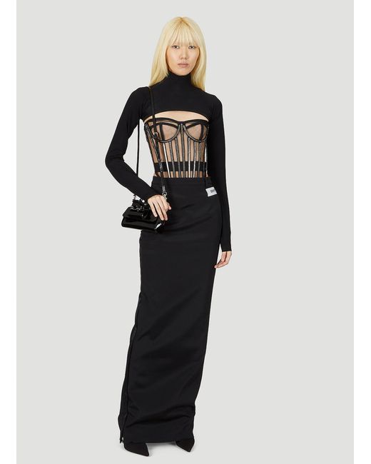 Dolce & Gabbana Black Kim High Neck Bolero