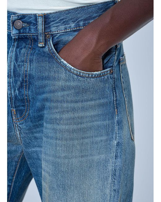 Acne Blue 2021M Regular Fit Jeans for men