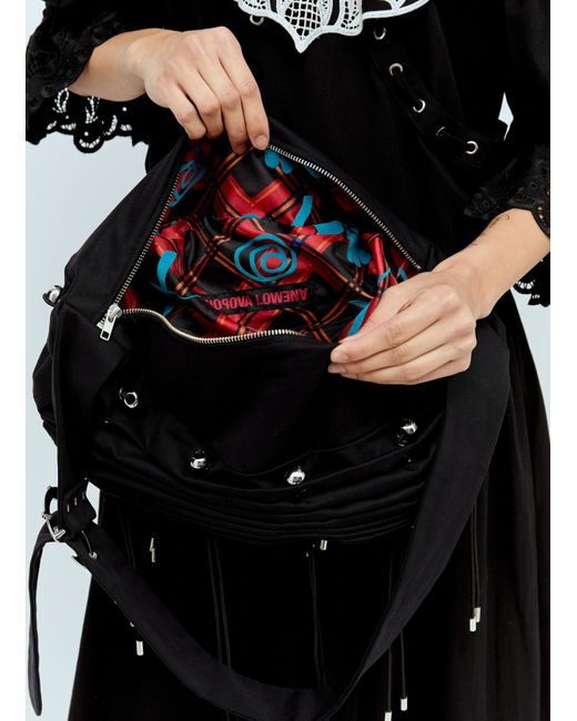 Chopova Lowena Black Scrunch Shoulder Bag