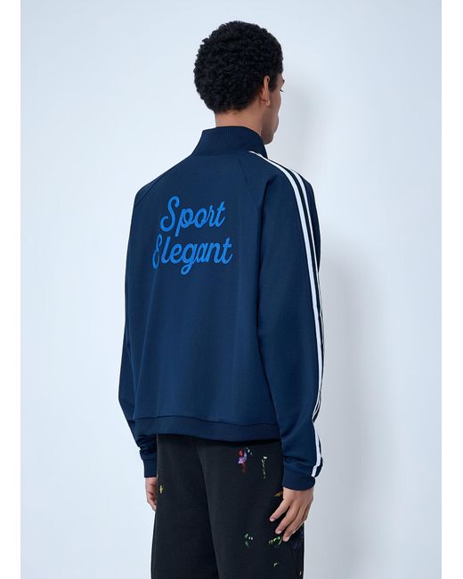 GALLERY DEPT. Blue Zip-Front Track Jacket for men