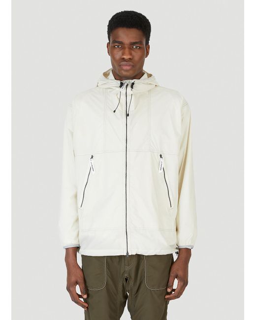 And Wander White Pertex® Wind Jacket for men