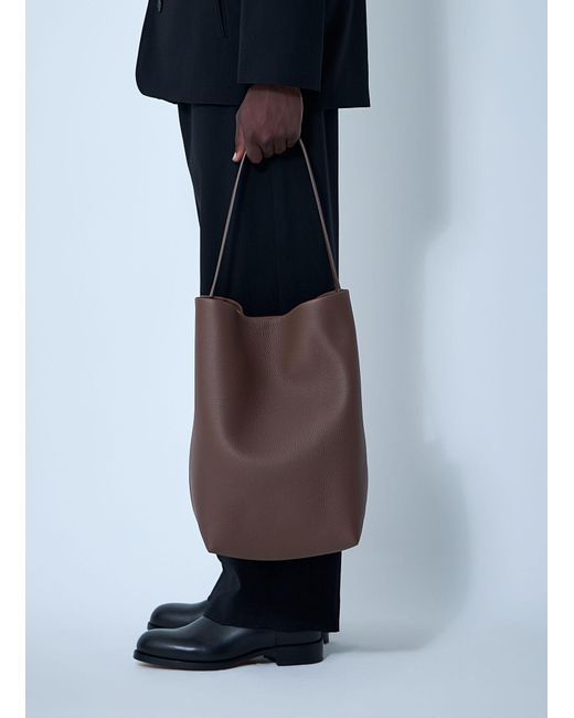 The Row Brown Large N/S Park Tote Bag for men