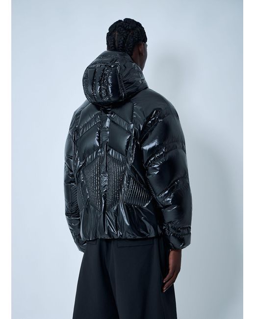 Moncler x A$AP ROCKY Blue Moncler X A$ap Rocky Bahianinha High-shine Down Jacket for men