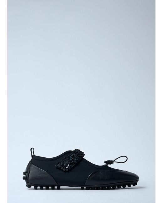 CECILIE BAHNSEN White Sporty Mary Jane Shoes
