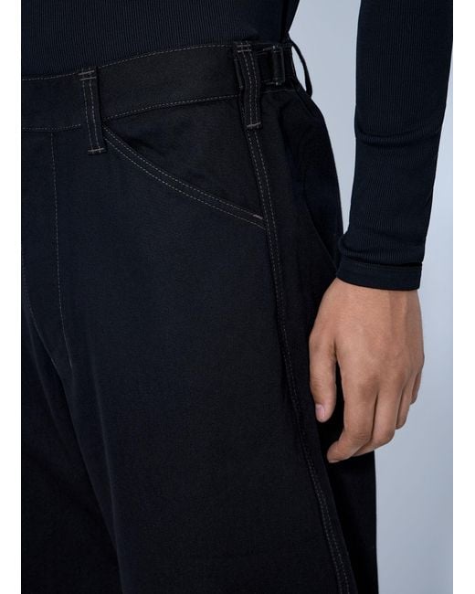 Lemaire Blue Maxi Workwear Pants for men
