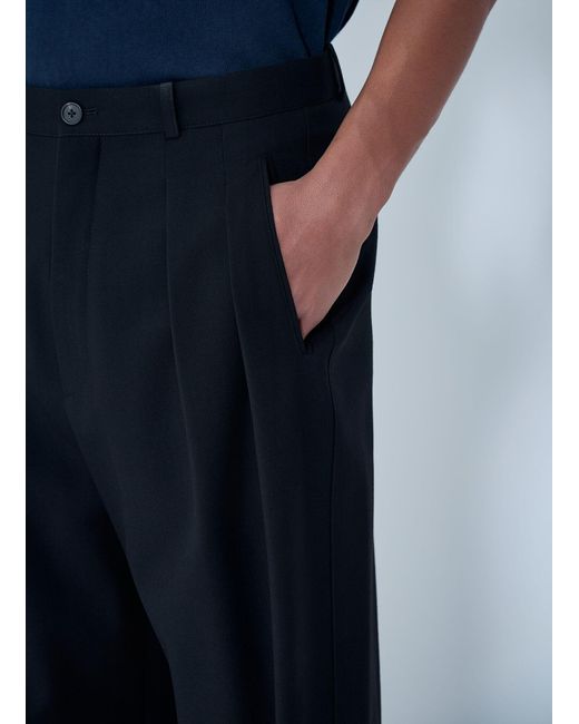 The Row Black Corley Wool Pants for men