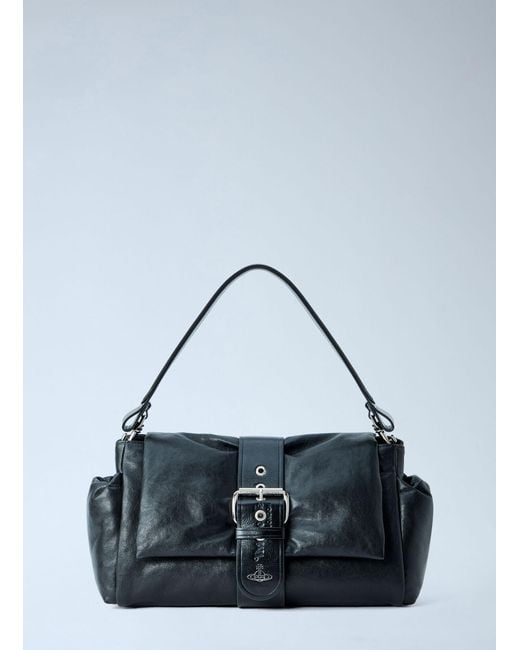 Vivienne Westwood Blue Hazel Treasure Xl Shoulder Bag