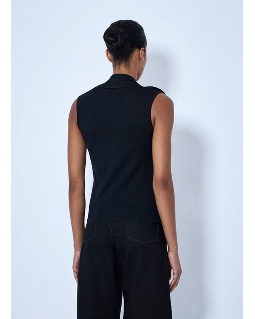 Lemaire Blue Asymmetrical Vest