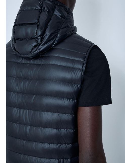 Moncler Blue Orant Hooded Vest for men