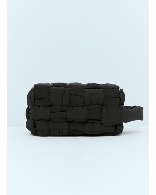 Bottega Veneta Black Cassette Travel Pouch for men