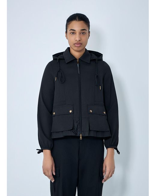 Moncler Blue Adenium Hooded Jacket