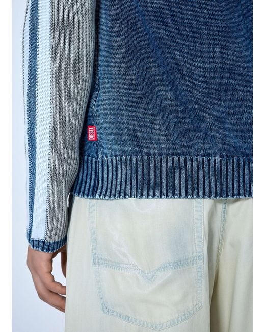 DIESEL Blue K-Heronimo Cardigan for men