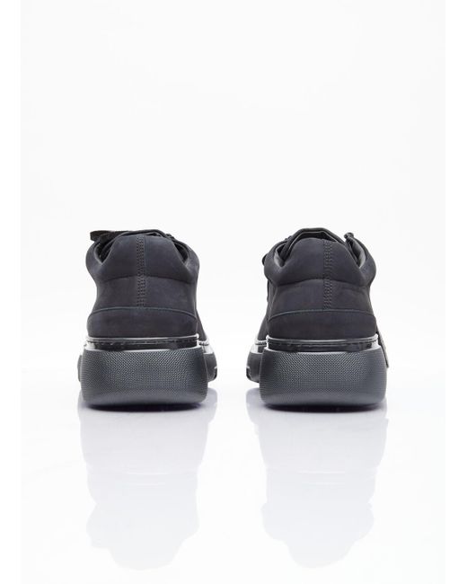 Burberry Black Nubuck Creeper Shoes for men