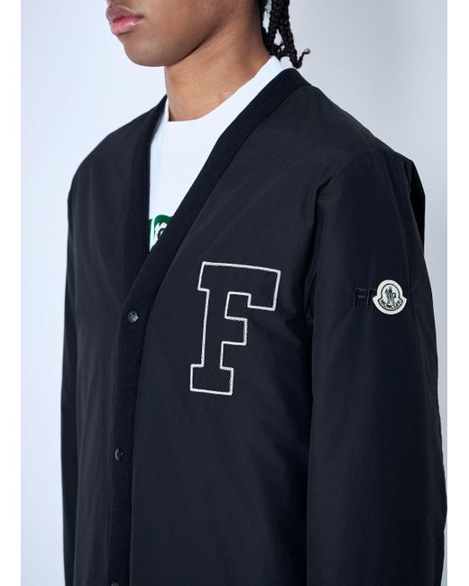 Moncler X Fragment Hiroshi Fujiwara Blue Anise Bomber Jacket for men