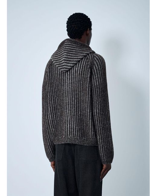 Our Legacy Black Level Hood Zip-Up Sweatshirt for men