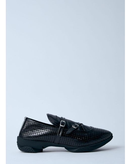 Kiko Kostadinov White Sonia Buckle Loafers
