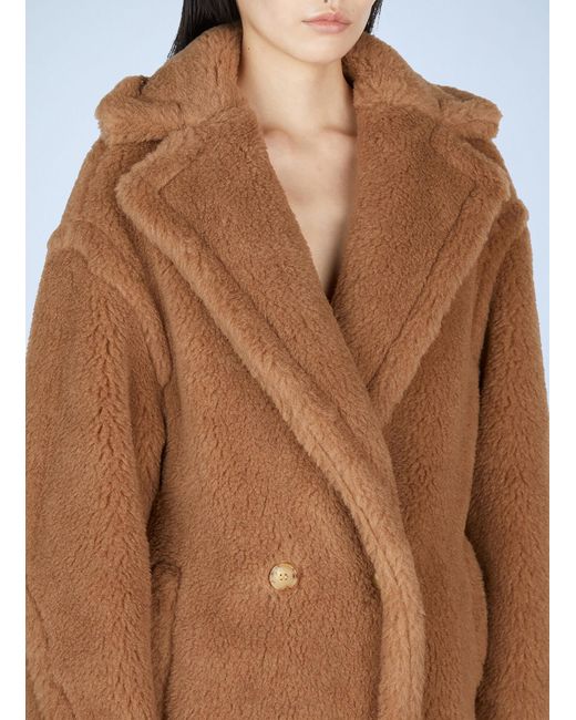 Max Mara Multicolor Teddy Bear Icon Coat