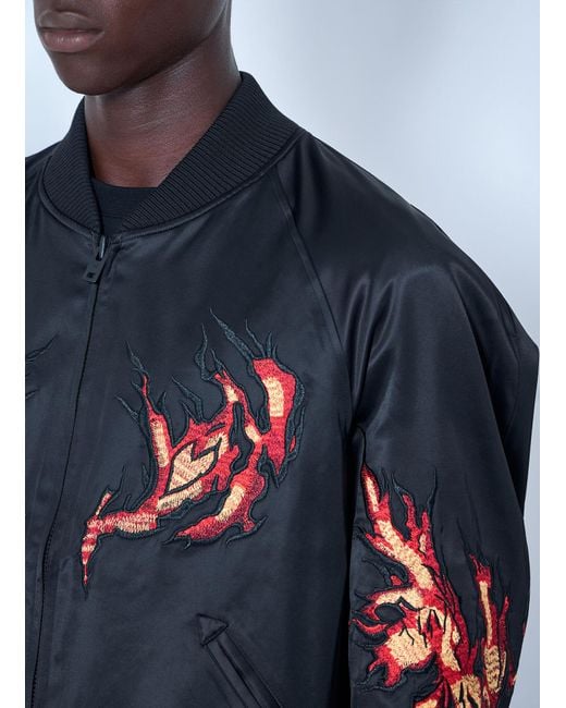 Y-3 Blue Gfx Souvenir Jacket for men