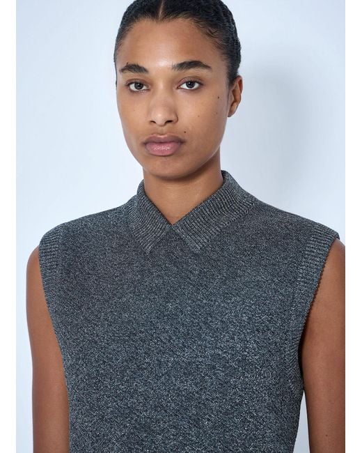 Marni Blue V Neck Sweater