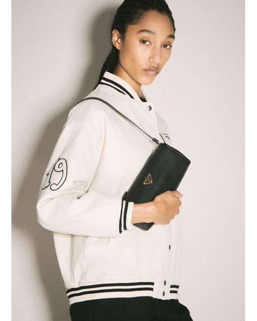 Prada Natural Re-Nylon Shoulder Pouch