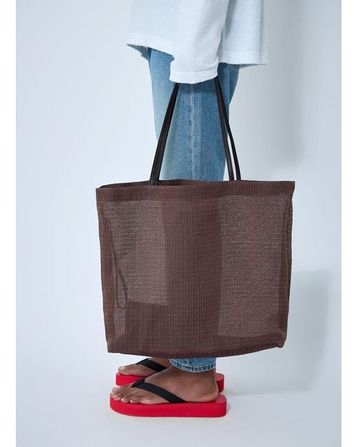 The Row Brown Barn Tote Bag