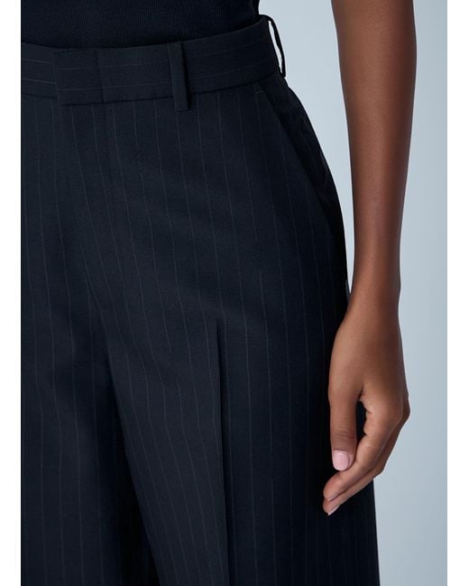 Gucci Blue Tailored Wool Pants