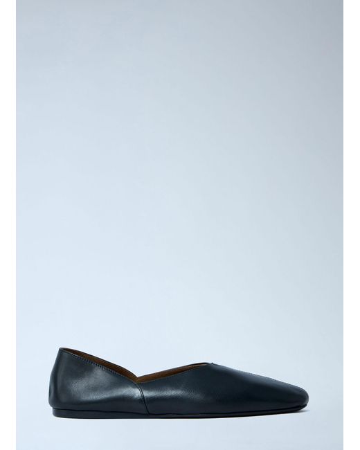 Khaite Black Jane Flat Shoes
