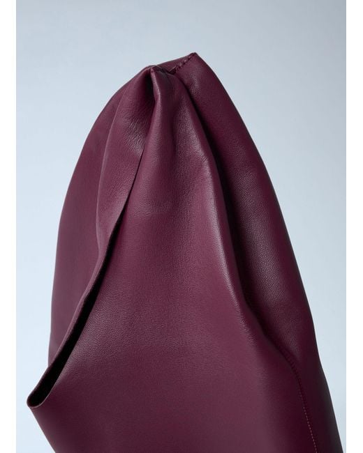 The Row Purple Small Bindle Shoulder Bag