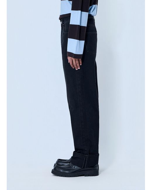 Bottega Veneta Blue Wide-Leg Denim Jeans for men