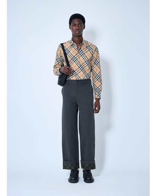 Burberry Multicolor Check Shirt for men