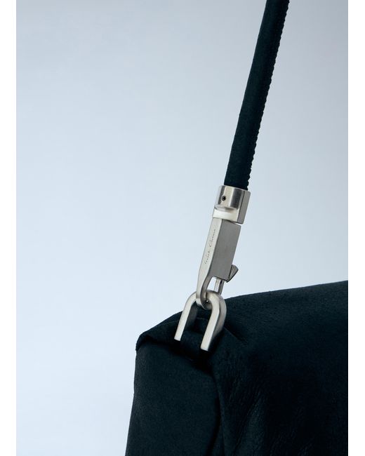 Rick Owens Blue Pillow Crossbody Bag for men