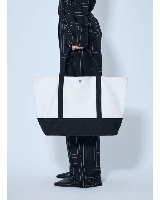 Totême Blue Beach Tote Bag