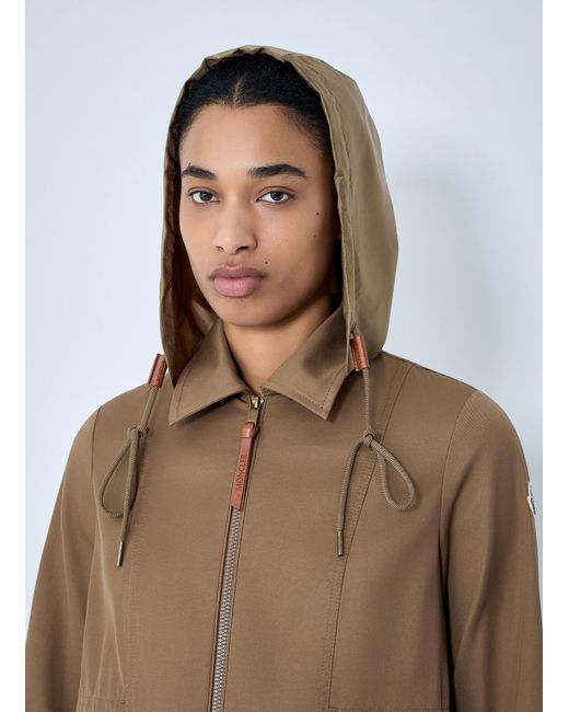 Moncler Natural Adenium Hooded Jacket