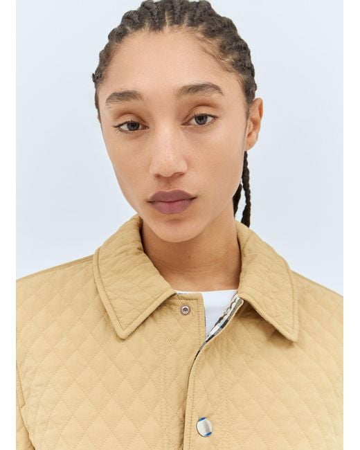 Burberry Natural Reversible Quilted Nylon Jacket