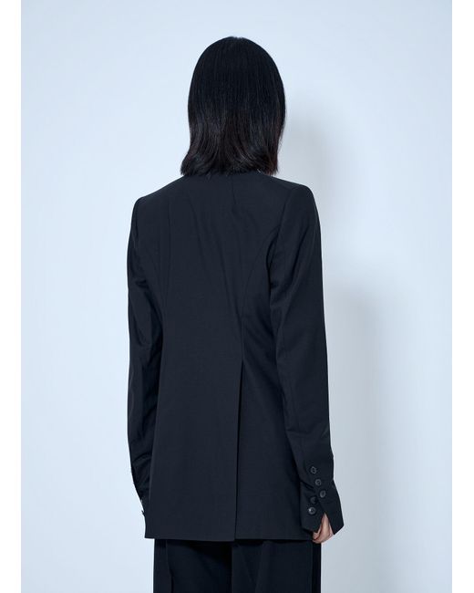 Rick Owens Blue Extreme Soft Blazer