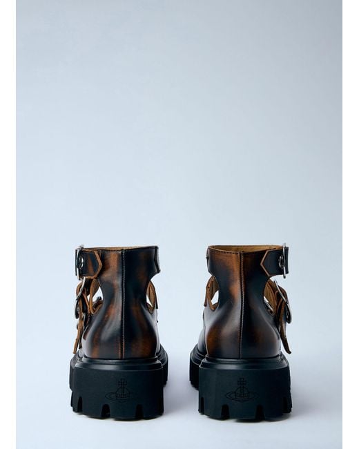 Vivienne Westwood White Bacchus Mary Jane Shoes