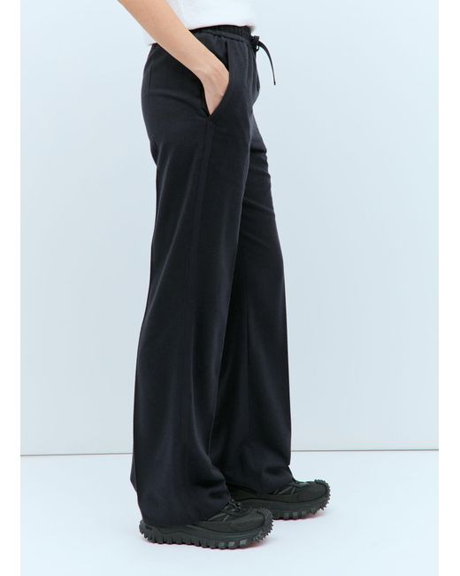 Moncler Black Wool-Blend Drawstring Trackpants