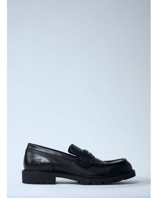 Burberry White Mf Rougue Loafers for men