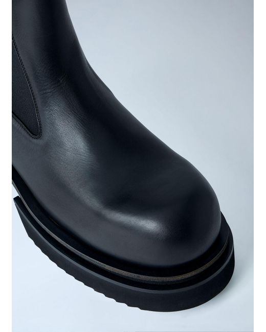Rick Owens Blue Beatle Bogun Boots for men