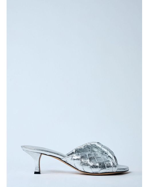 Bottega Veneta Blue Blink Heeled Mules