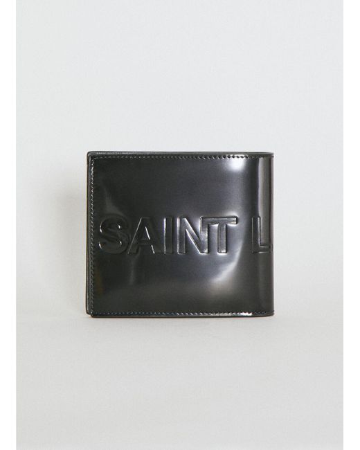 Saint Laurent Black Debossed Logo East/west Wallet for men