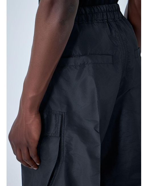 Rick Owens Blue Cargobelas Pants for men