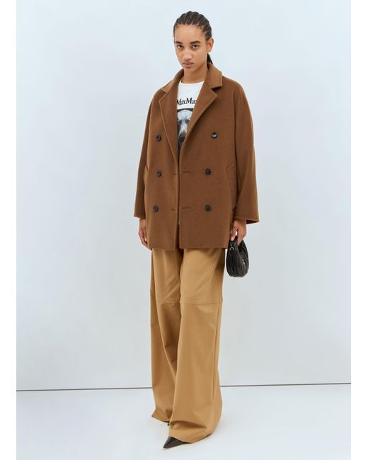 Max Mara Brown Short 101801 Icon Coat