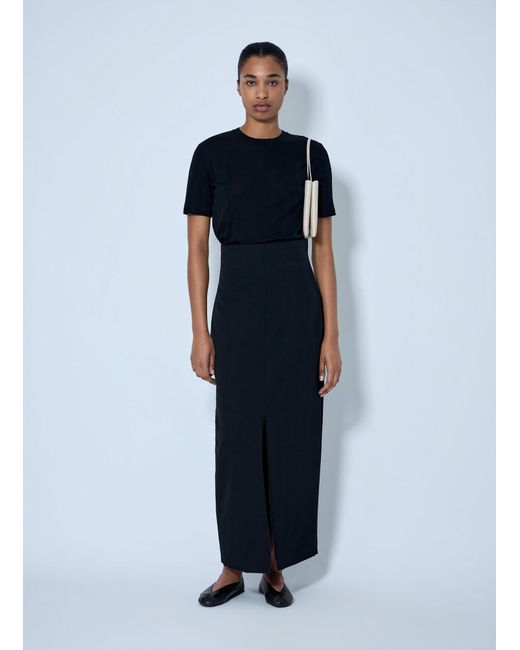 The Row Blue Iphora Maxi Skirt