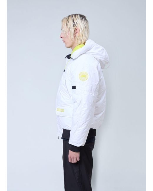 Canada Goose White Chilliwack Bomber Jacket