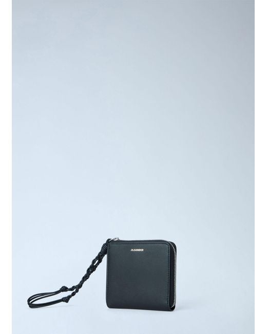 Jil Sander Blue Tangle Wallet for men